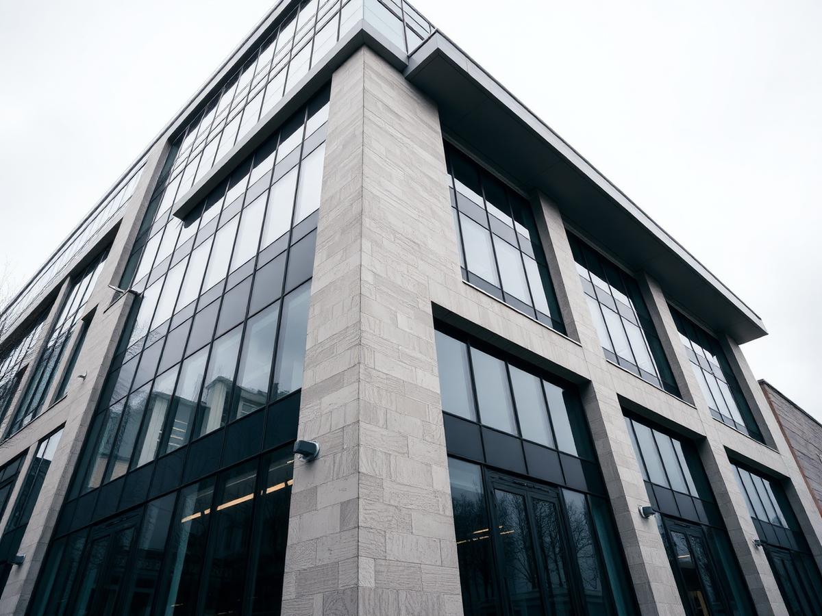 Commercial building exterior